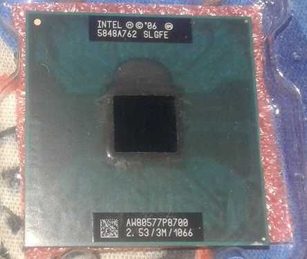 Процесори для ноутбуків Socket P Core 2 Duo T9400, P8700, T7500, T5750