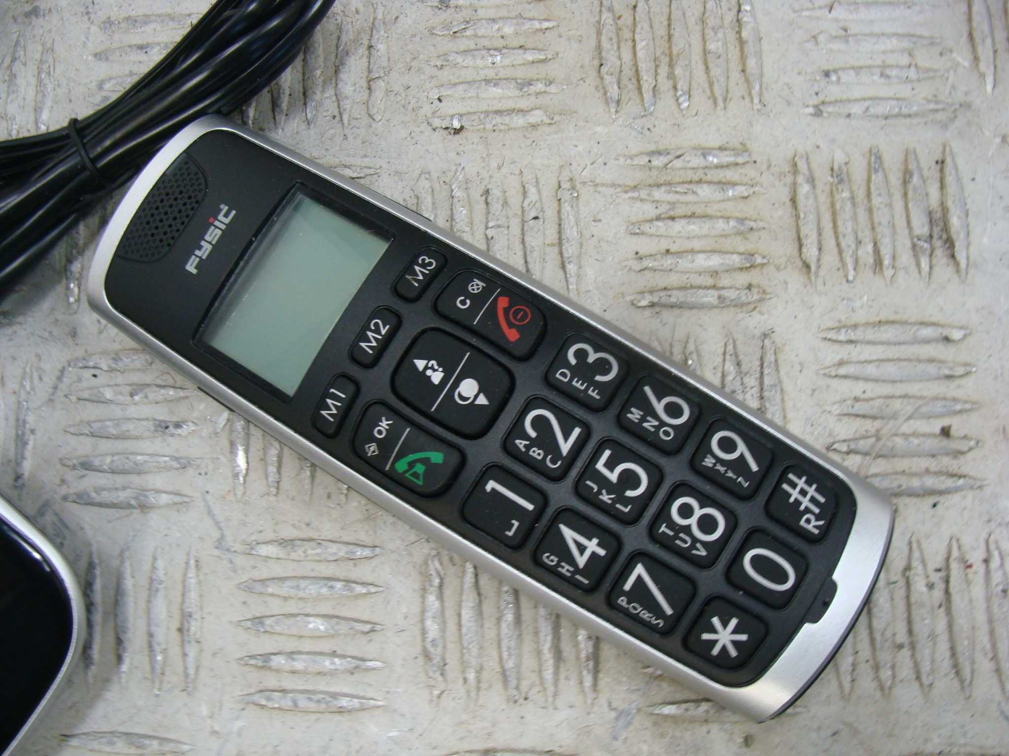Telefon bezprzewodowy FX-6000 duże przyciski