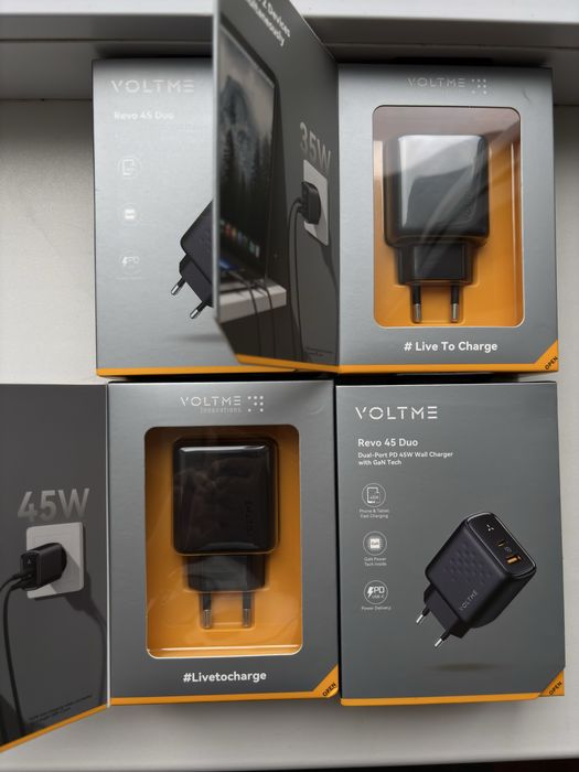 Швидка зарядка Voltme Revo 45W + кабель type-c