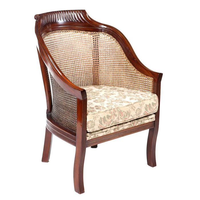 Cadeirão Palhinha Mogno