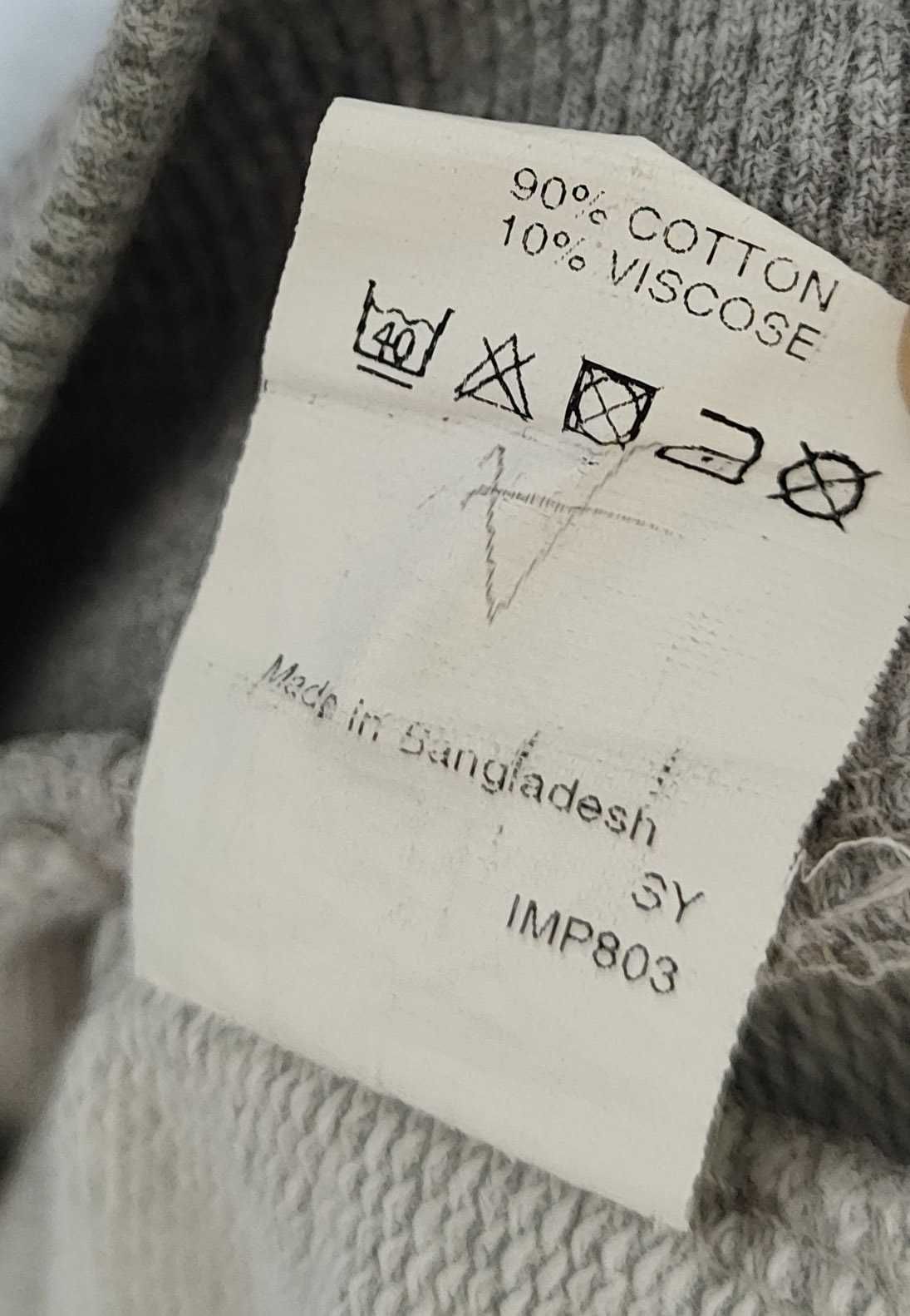 Bluza szara męska/chłopięca młodzieżowa River island rozm. S