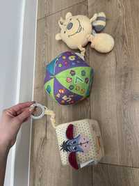 Zabawki dla niemowlaka kubus puchatek pilka dwustronna