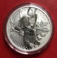 срібна монета серіі Боги Олімпу "Аід" 2021 року