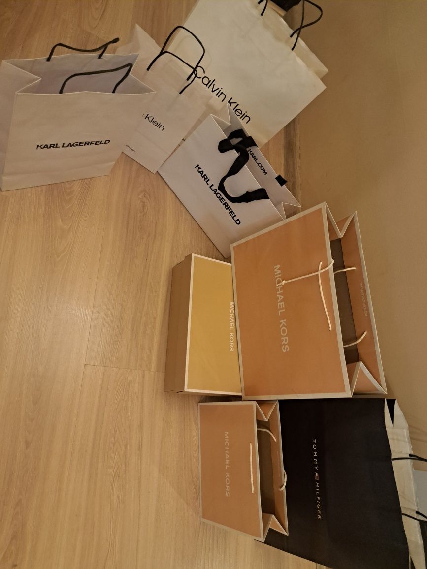 Torebki papierowe marek karl lagerfeld, michael kors