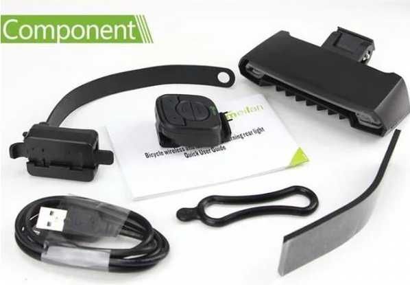 Поворотник указатель вело фонарь велосипедный Meilan X5 габарит USB
