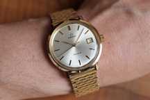 Omega Geneve - złoto + stal - idealny stan - 1975 rok