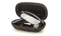 Складные очки с чехлом на змейке "Vizzini" цвет - серебро