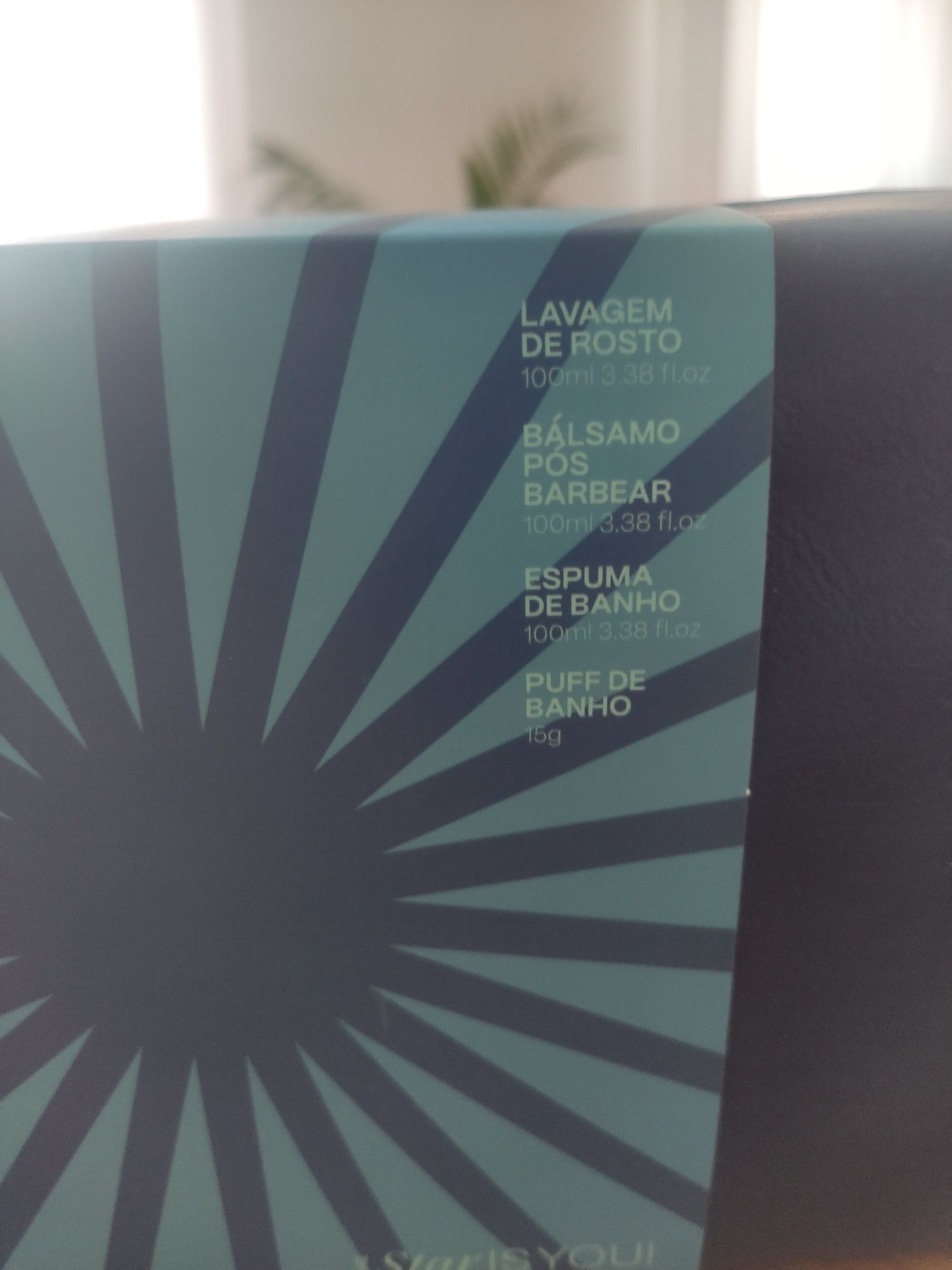 Coffret para homem com bolsa de viagem