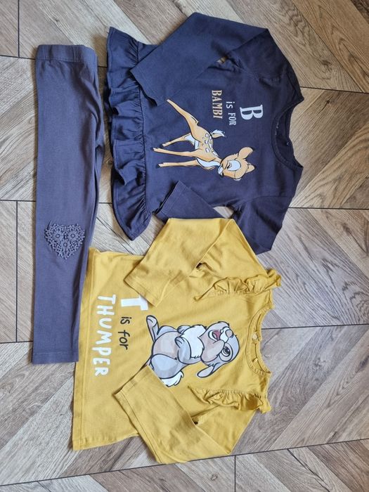 Paka zestaw ubranek dla dziewczynki Zara h&m 104