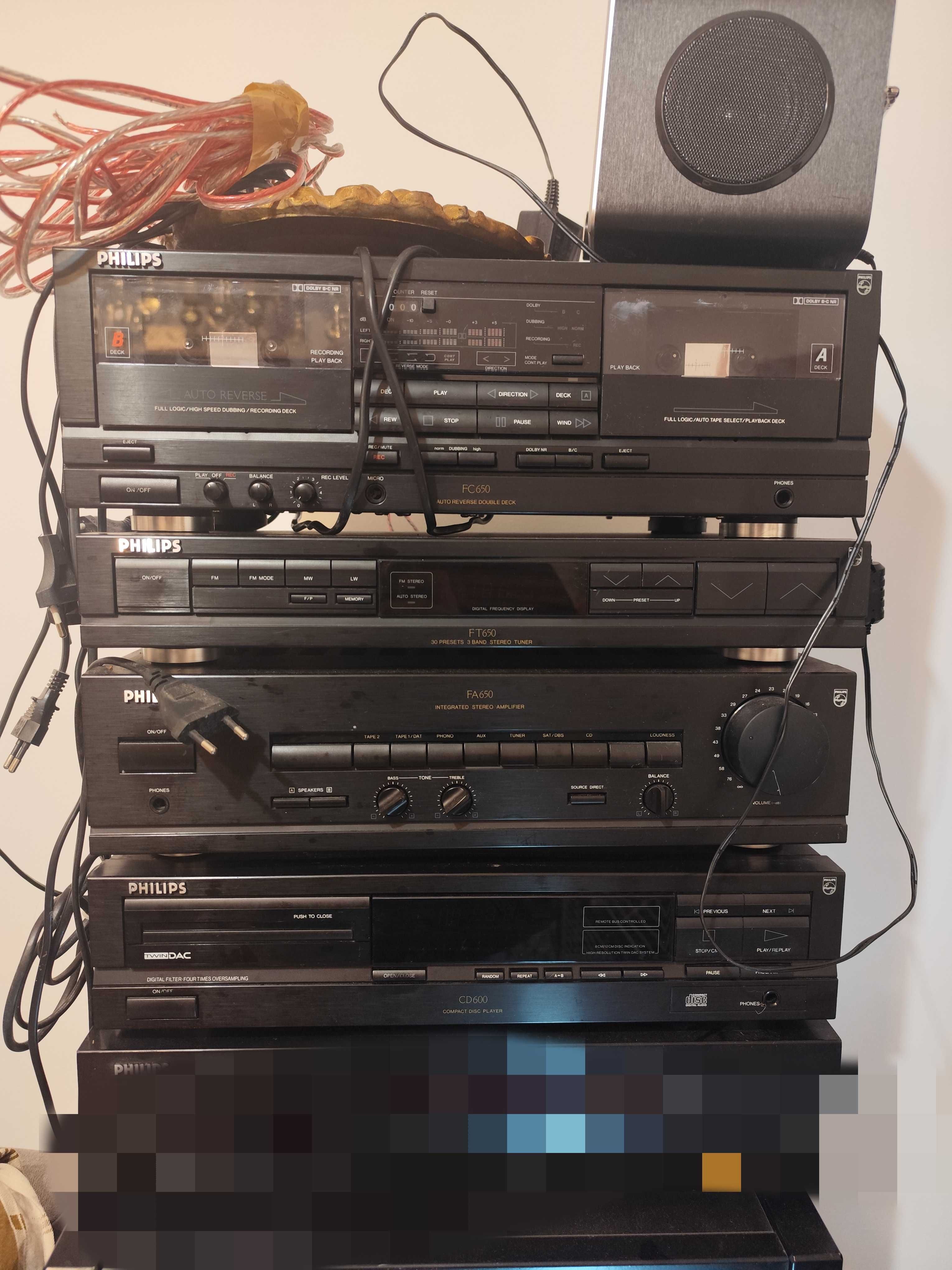 Wieża Philips + głośniki FC650, FT650, FA650, CD600