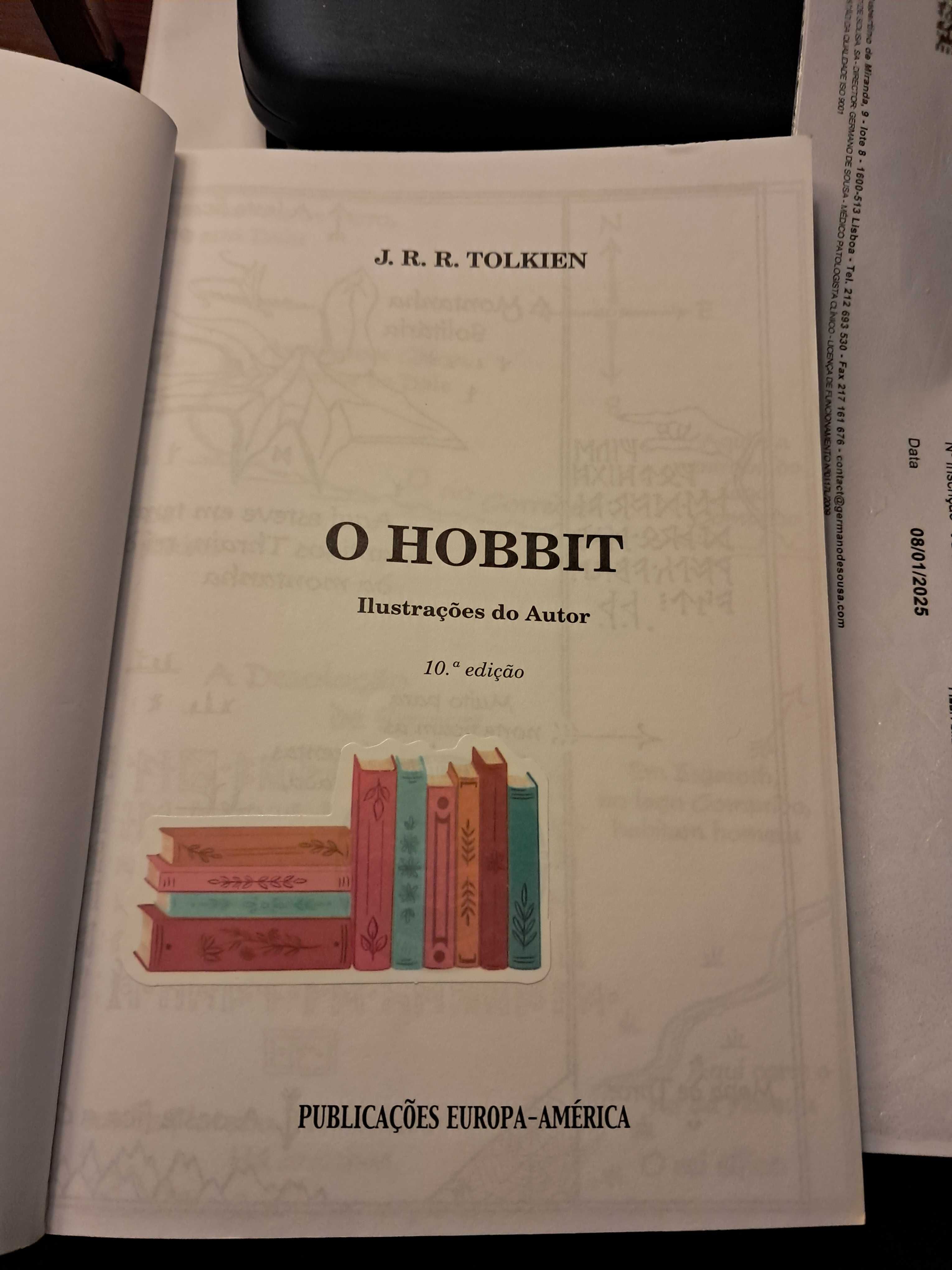 J R R Tolkien - O Hobbit / Tom Bombadil (Europa América)