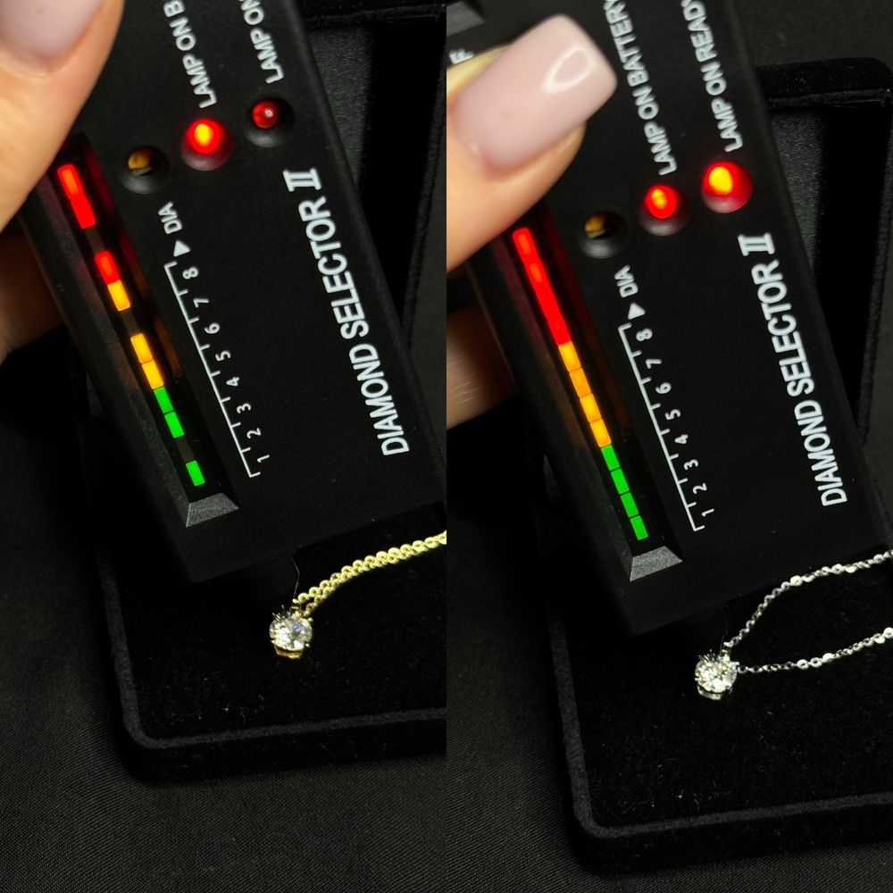 Підвіски з муассанітом 1 ct
