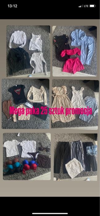 Mega paka ubrań damskich rozmiar 36