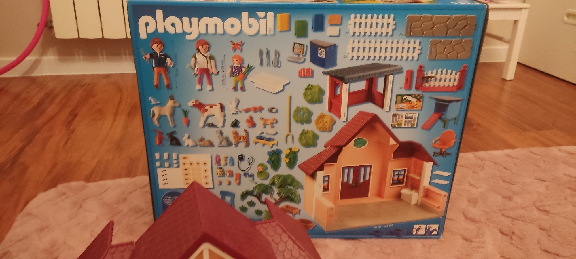 Playmobil gabinet weterynaryjny z wybiegiem