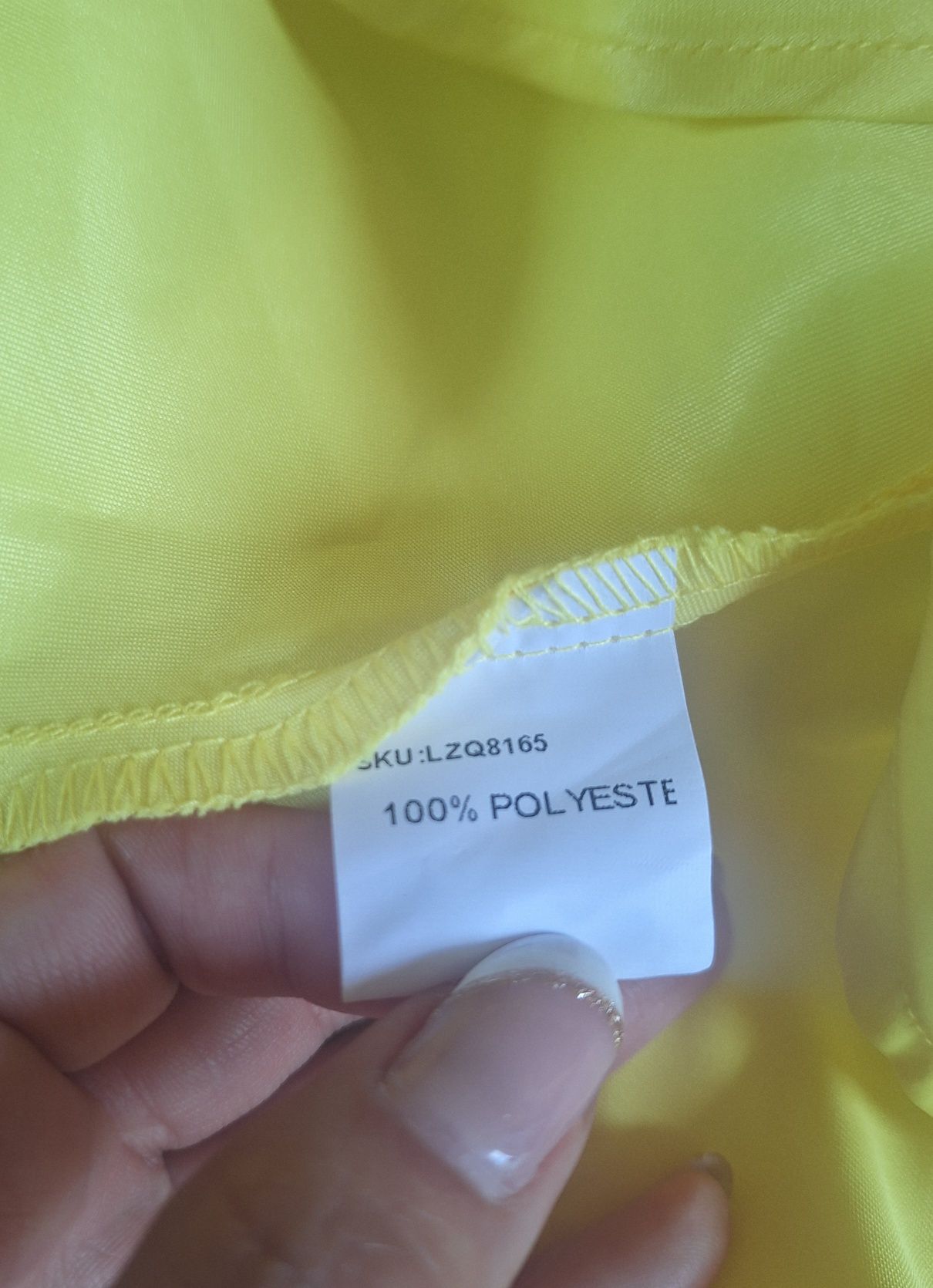 Żółta sukienka midi maxi marka Chicme rozmiar XL 42