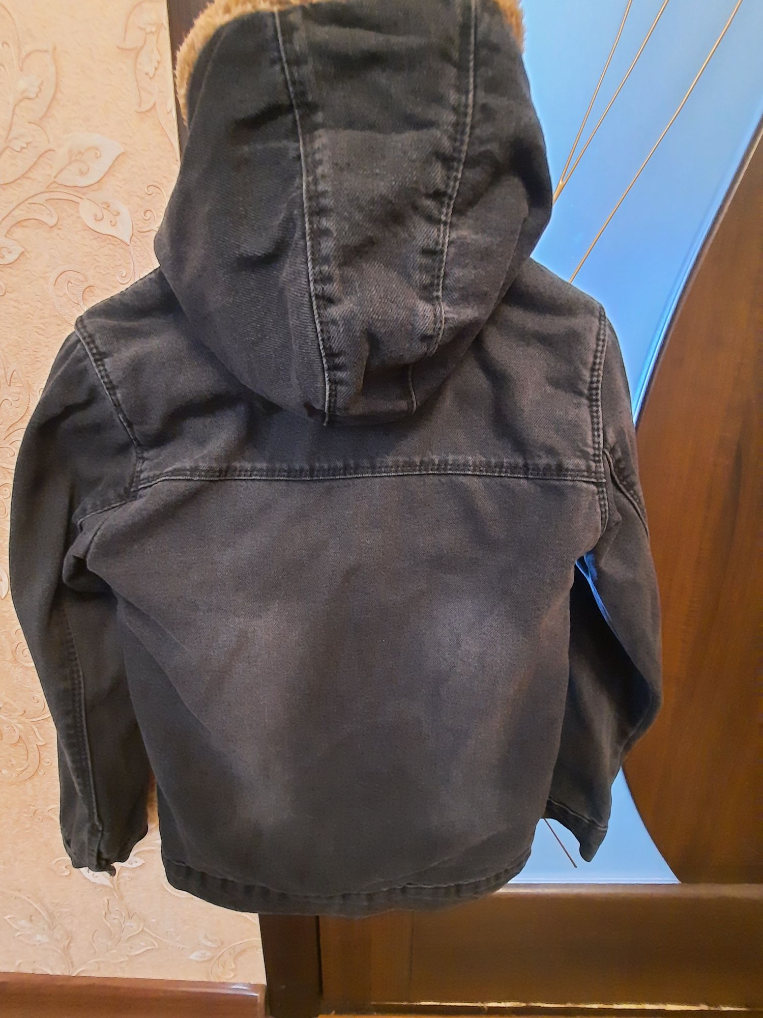 Дитяча куртка утеплена джинсовка