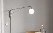 IKEA Ikea SIMRISHAMN Kinkiet lampa z wahadłowym ramieniem
