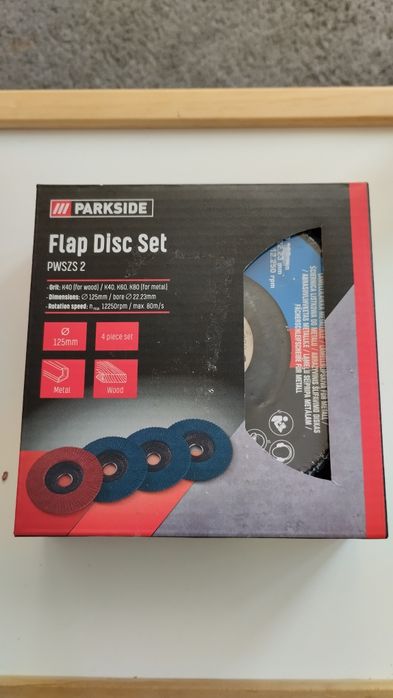 zestaw tarcza szlifierka parkside