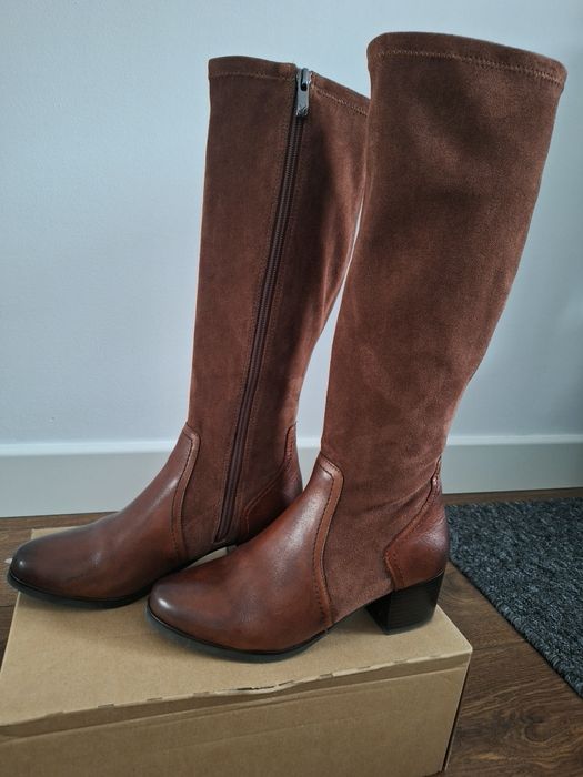 Caprice, jak nowe, karmelowe