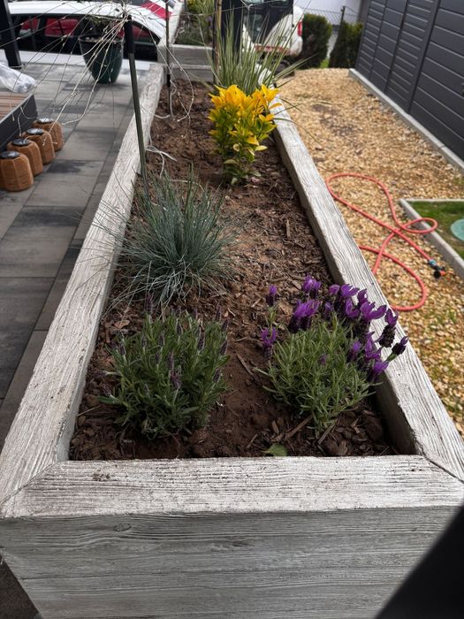 Donice ogrodowe imitacja drewna