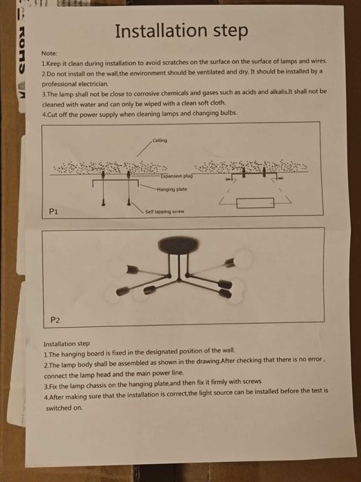 candeeiro de tecto branco