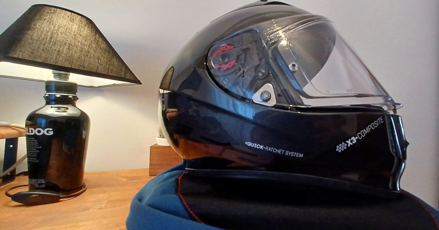 Capacete ls2 ff323 X3 composite titanium edition