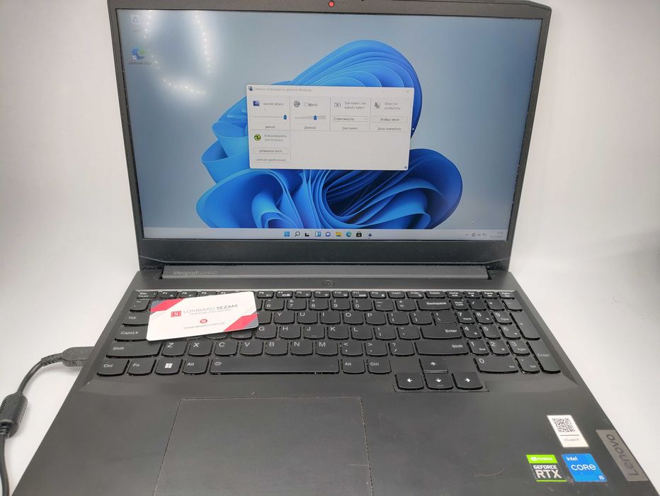 Lenovo IDEAPAD Gaming 3 i5-11gen/16GB/500SSD/RTX3050 gwarancja 12m.