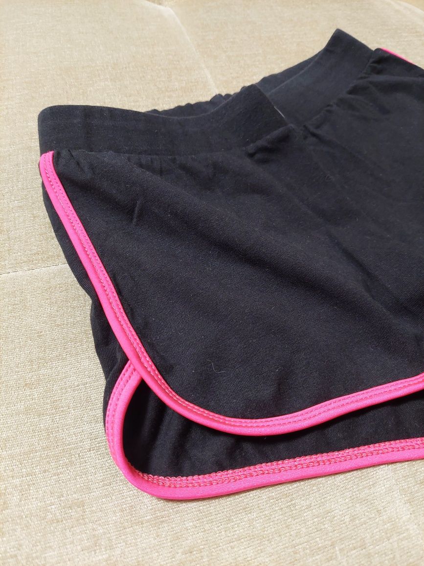 Комплект топ і шорти для дівчинки рожева окантовка р.164