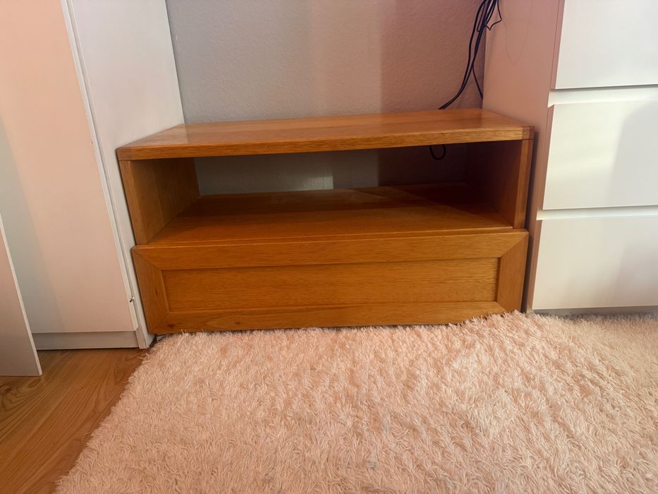 Szafka drewniana, ręcznie wykonana, rtv