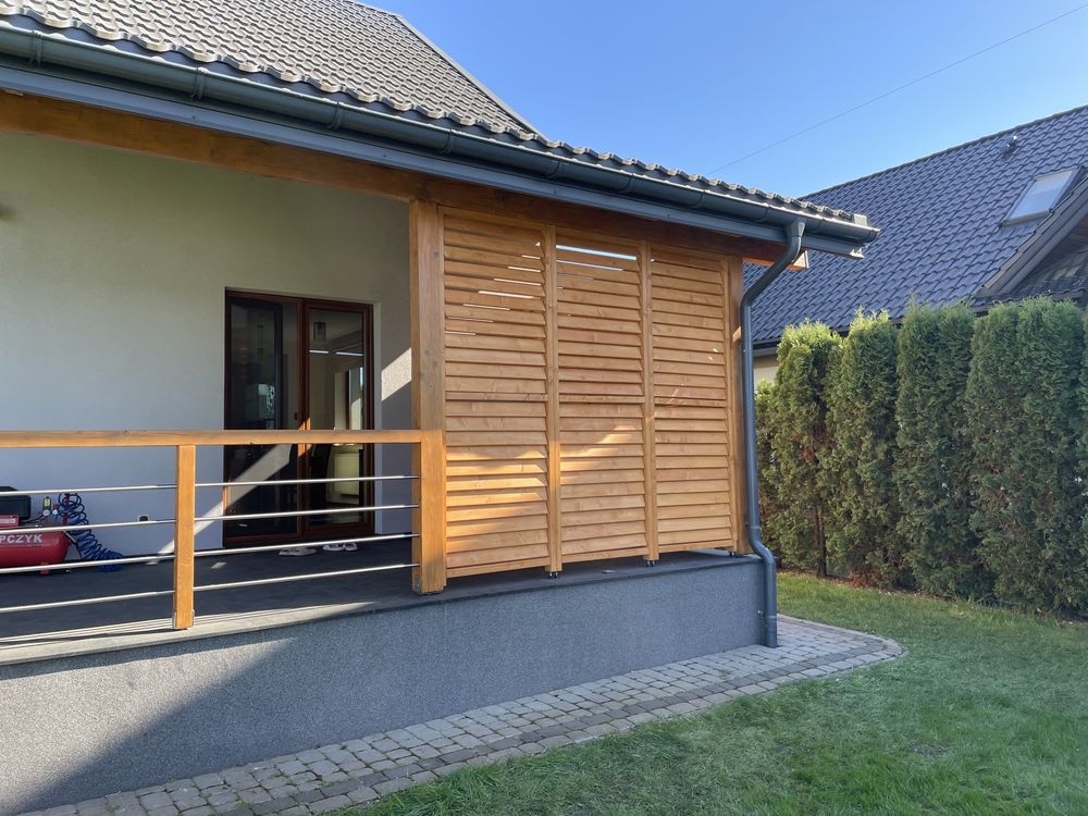 Żaluzje ruchome deseczki, shuttersy,żaluzje tarasowe,żaluzje balkonowe