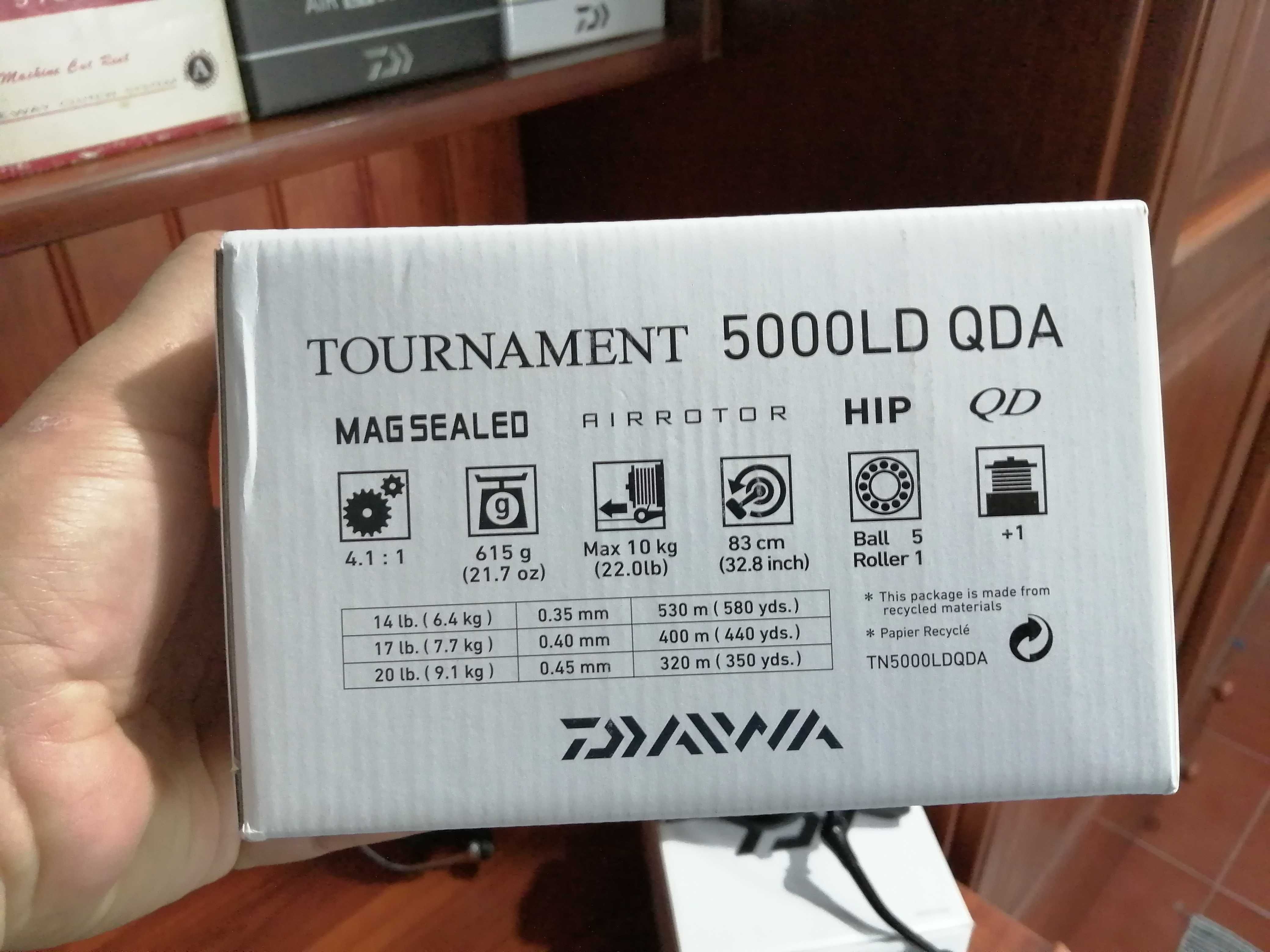 Carretos Daiwa Tournament QDA 5000LD, Surfcasting, Carpfishing.