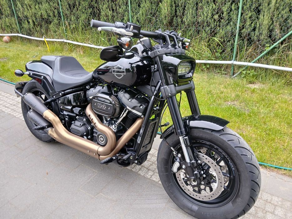 Harley davidson fat bob 114 wydech tlumik Two Brothers street