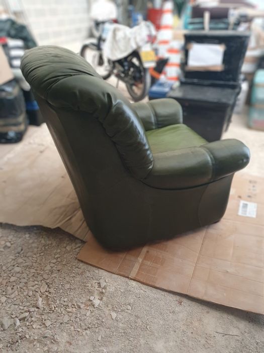 Cadeirão sofá individual verde