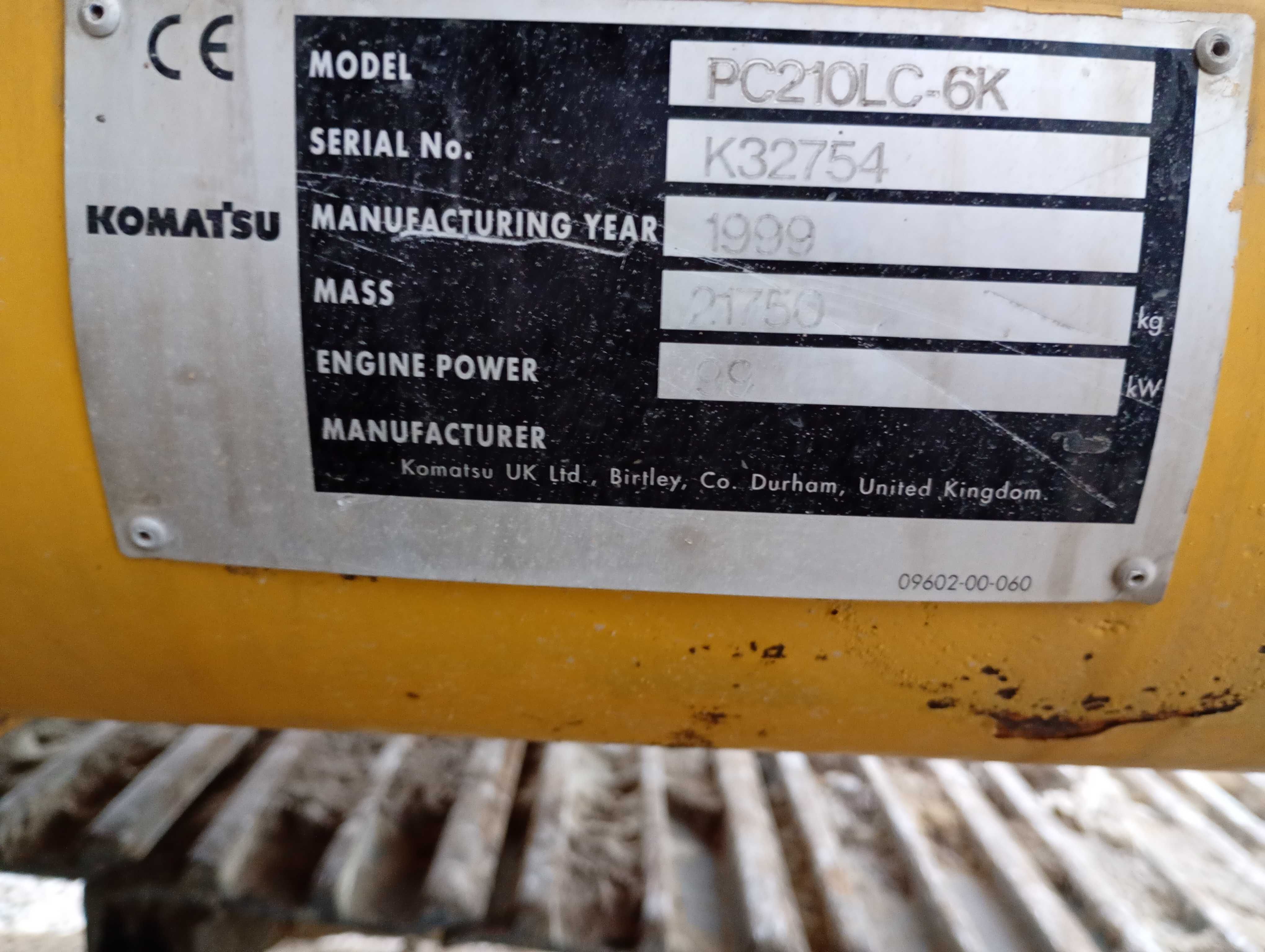 Koparka gąsienicowa Long 16m Komatsu pc 210
