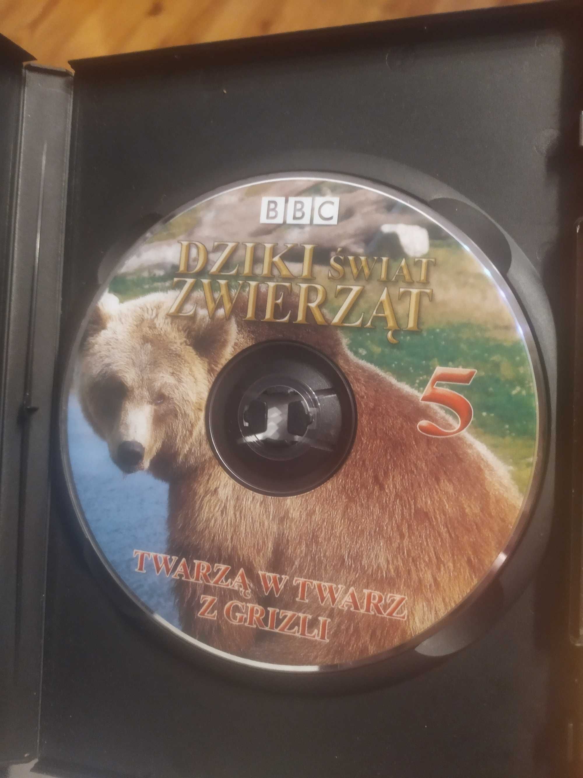 Płyta DVD Dziki Świat Zwierząt 5 BBC Twarzą w twarz z Grizli