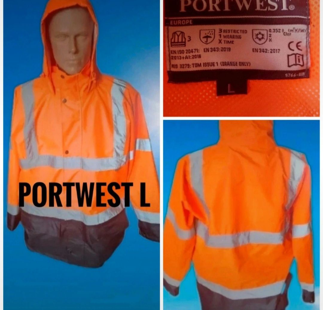 Nowa kurtka ostrzegawcza BHP Portwest