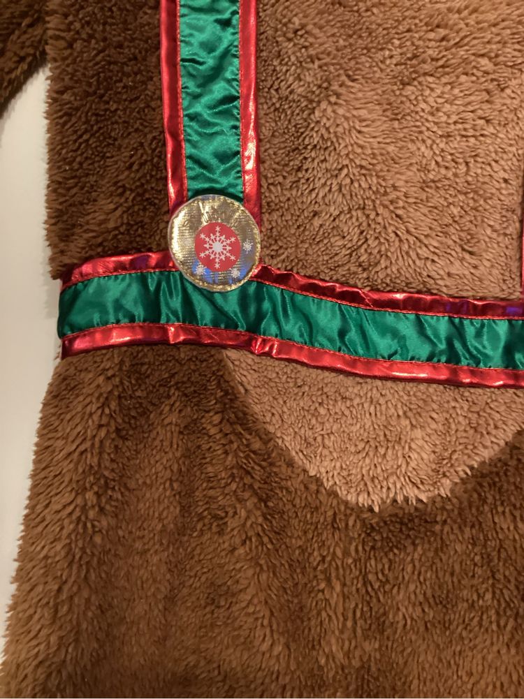 Strój przebranie renifer Rudolf rozmiar 128