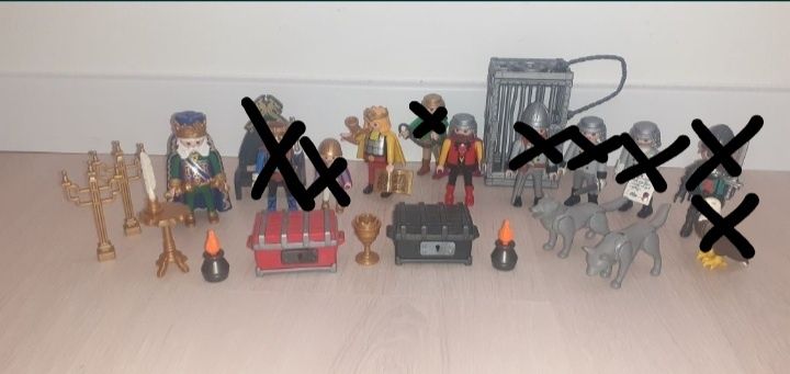 Conjunto Cavaleiros e Realeza Playmobil