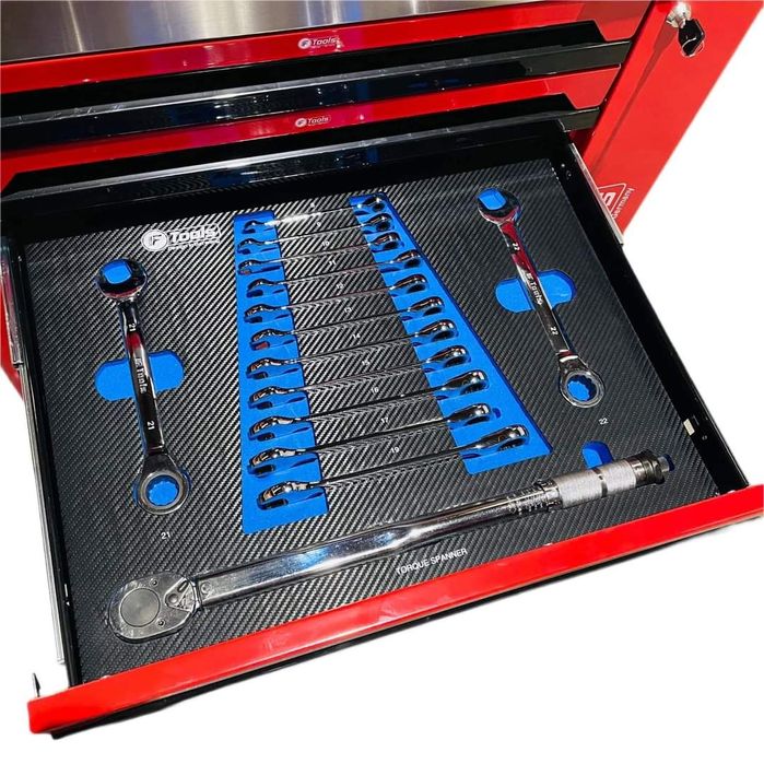 Carrinho Armário com Ferramentas 6/7 gavetas completas  Marca Alemã