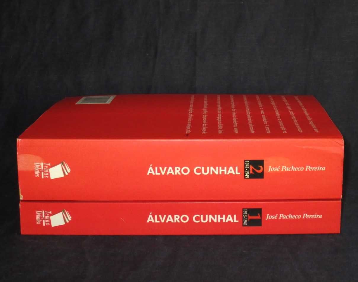 Livros Álvaro Cunhal Uma Biografia Política I e II Pacheco Pereira