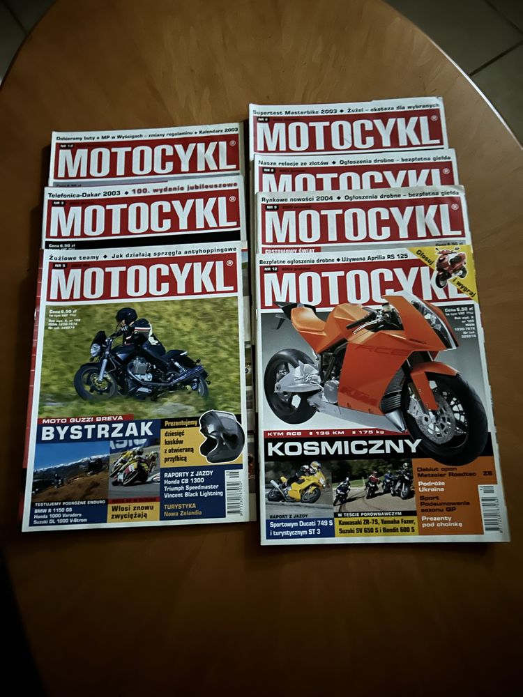 Czasopisma Motocykl 2003