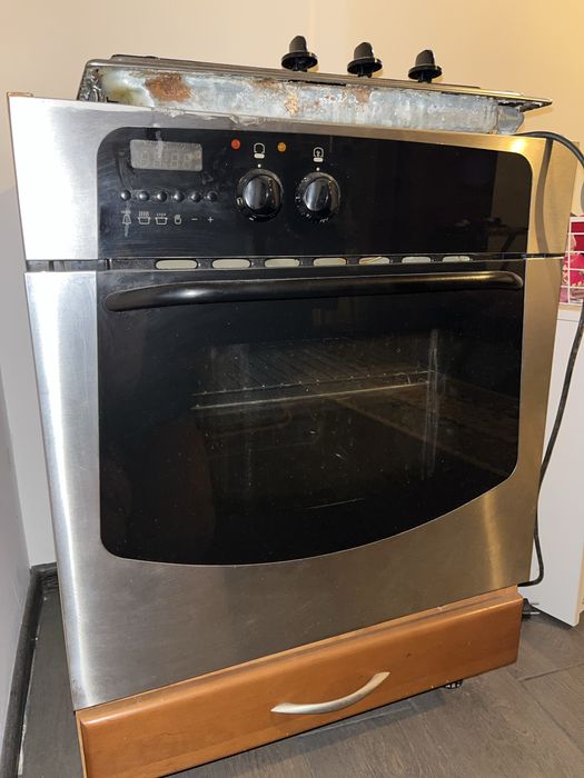 Газова плита Wrozamet польська з ел. духовкою