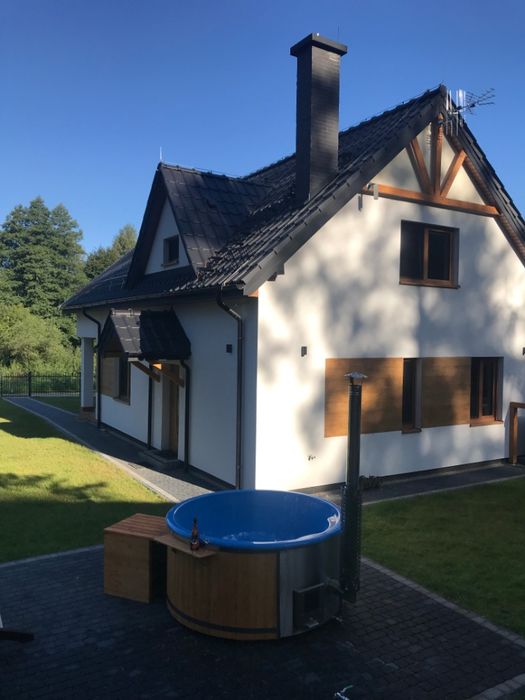 Willa Plażowa Mazury koło Giżycka dom całoroczny z Jacuzzi i Sauną