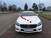 Wynajem auta do ślubu Mercedes CLS
