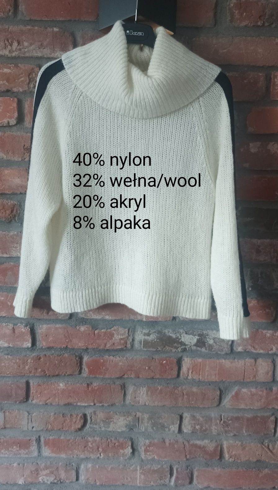 sweterek z wełną i alpaką Object M