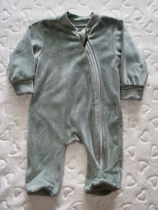 Ромпер Человечек Слип велюровый для малыша