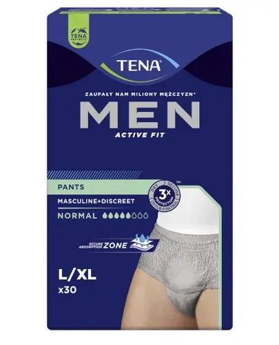 2 opak Tena pants MEN L/XL po 30 sztuk ( razem 60)