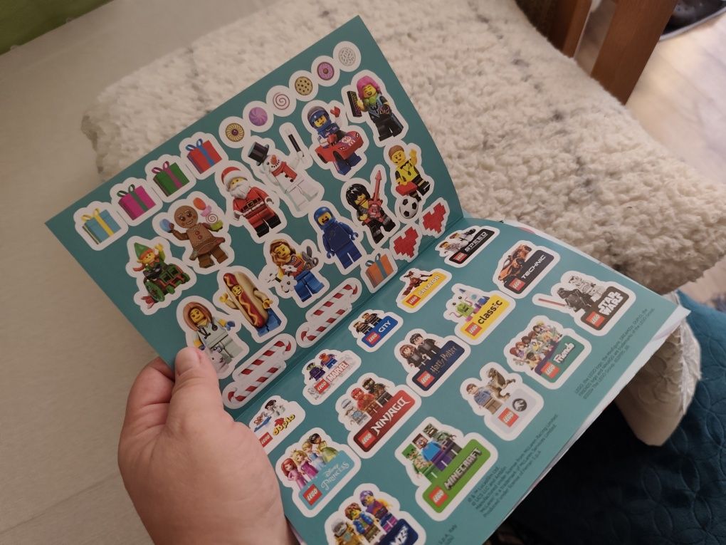 LEGO - list do Świętego Mikołaja wraz z zabawą i naklejkami nowe