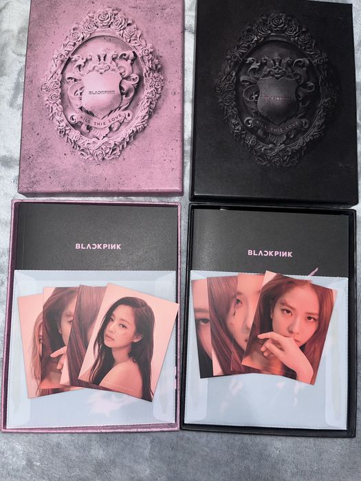 KPOP альбомы Blackpink - kill this love black and pink versions.