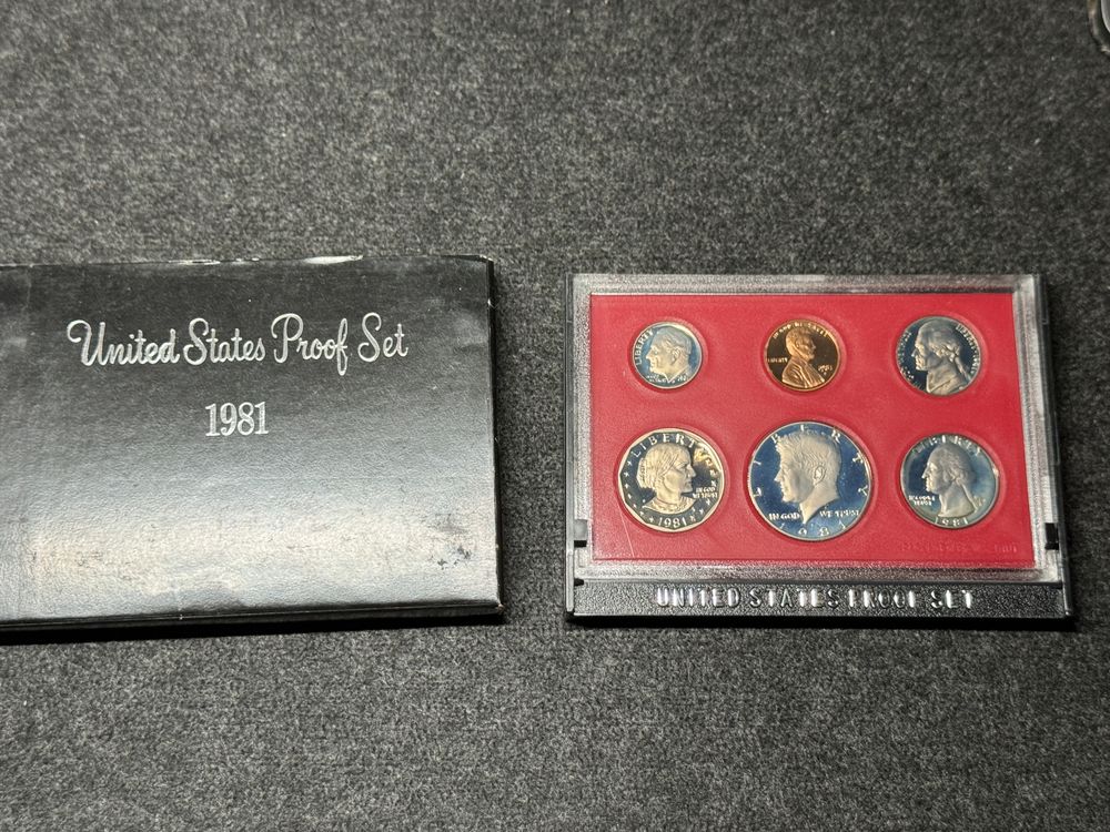 Набір монет пруф США 1981 - US Proof Set 1981 - №5